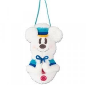 NWT Tokyo Disney SnoSnow Winter Snowman Crossbody Purse / Pass Case / Coin Pouch